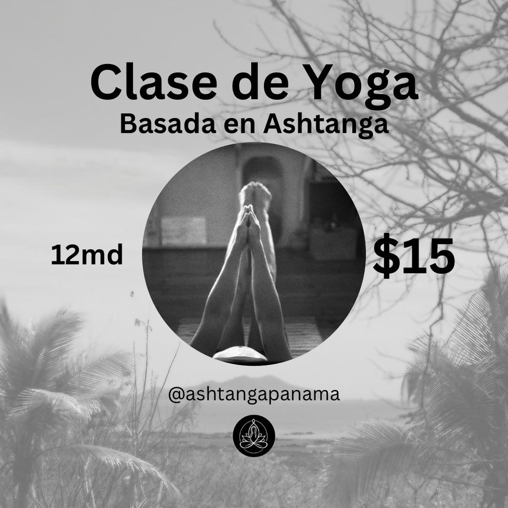 1 x Clase de ASHTANGA YOGA con Ana Sofia