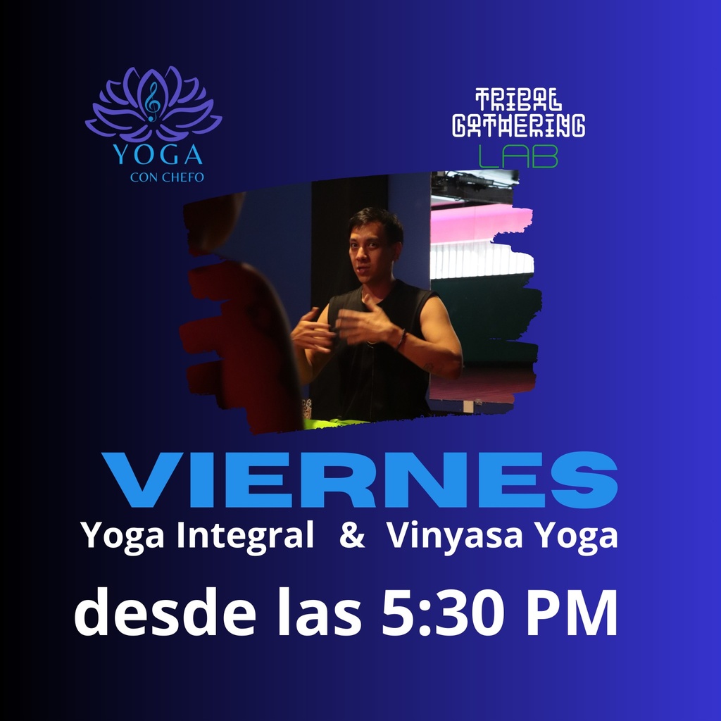 4 x CLASES DE YOGA con Chefo Lee